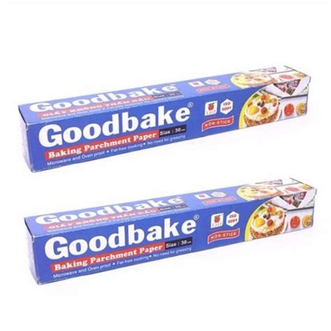 Bộ 2 Cuộn Giấy Nến Nướng Bánh Giấy Thấm Dầu Goodbake Size 30cm X 5m