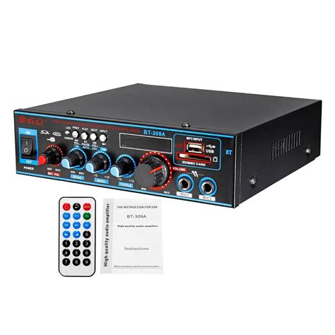 800 Вт 12 В/220 В 2CH HIFI автомобильный аудио усилитель мощности ...