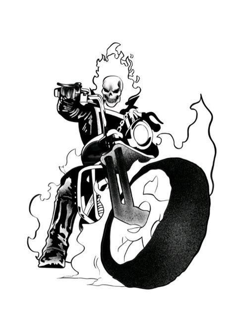 Ghost Rider Desenho Desenhos Daninha