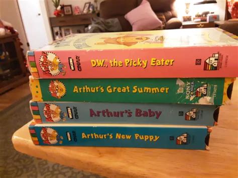 ARTHUR VHS TAPES Lot Of 4 PBS Kids Educational Children’s Shows £19.01 ...