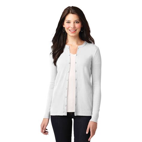 Port Authority Ladies Concept Stretch Button Front Cardigan Lm1008