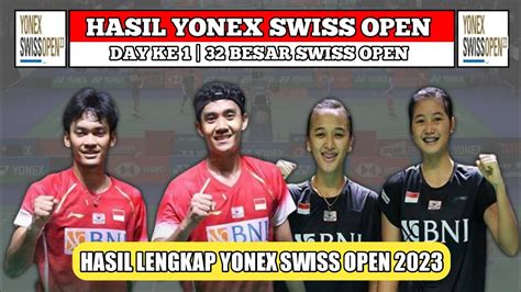 Hasil Swiss Open 2023 Hari Ini Day 1 Leo Daniel Tersingkir Fikri