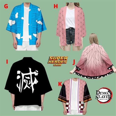 Promo Haori Demon Slayer Anak Jepang Cosplay Anime Kostum Kimetsu No