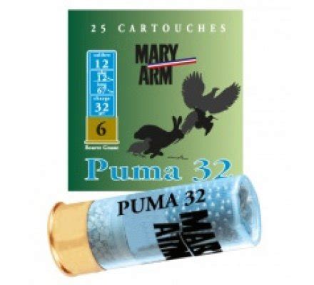 Cartouche Puma Cal Mary Arm