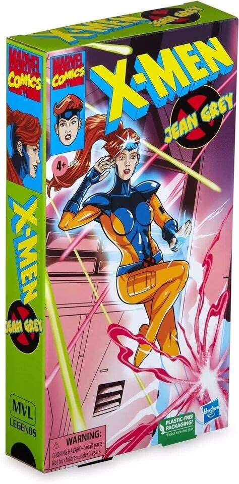 Marvel Legends X Men Animated Series Vhs Box Jean Grey Action Figure In