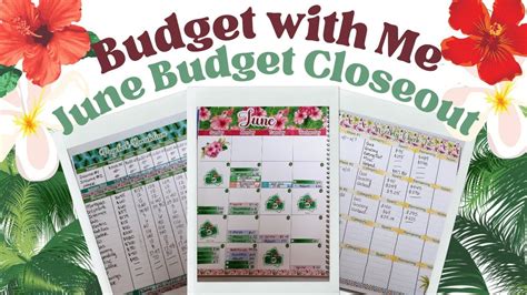 Weekly Check In June Budget Closeout Low Income Cash Stuffing Cash