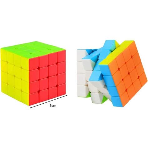 Cooja Speed Magic Cube 4x4 Puzzle Magique Cube De Vitesse 4x4x4 Sans