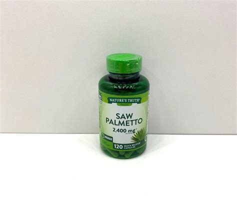 Nature S Truth Saw Palmetto 1200 MG Capsules 120 Count For Sale Online