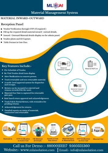 Online Cloud Based Material Inward Outward Management Software Free