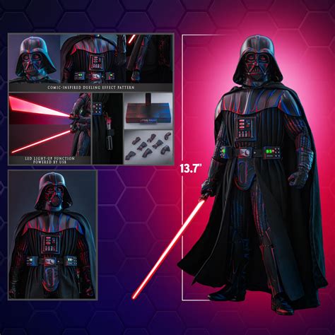 Darth Vader Dueling Effect Version Sixth Scale Figure By Hot Toys Sideshow Collectibles