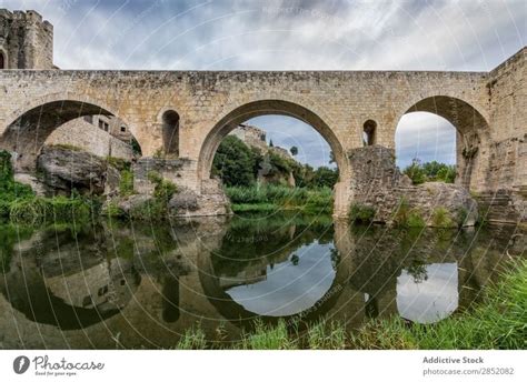 Medieval bridge of Besalu - a Royalty Free Stock Photo from Photocase