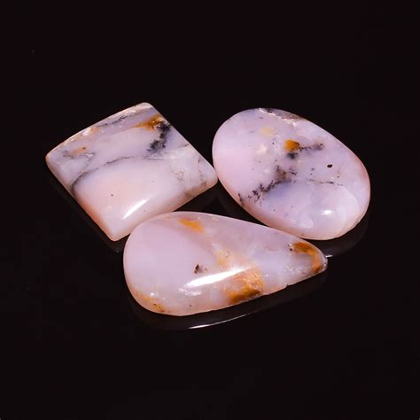 Nat Rlicher Rosa Opal Cabochon Mix Form Rosa Opal Etsy