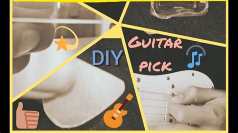 GUITAR PICK DIY GUITAR PICK PLECTRUM SOFT GUITAR PICK YouTube