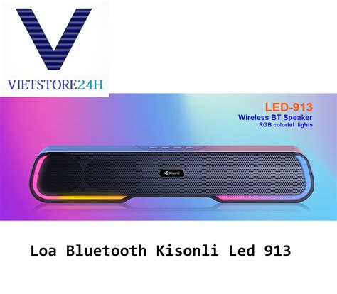 Loa Bluetooth Kisonli LED 913 VT Hàng chính hãng So sánh giá tìm