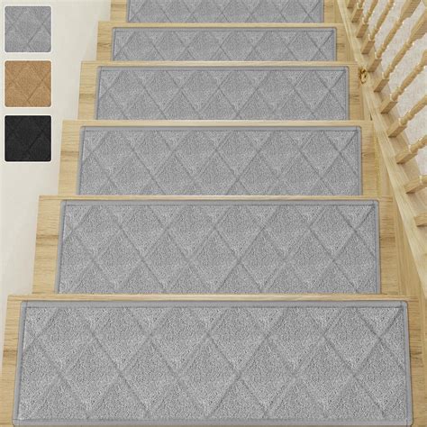 amazoncom carpet stair treads  wooden steps anti skid stair