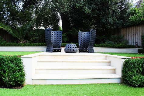 A Split Level Garden Contemporary Landscape London By Kate