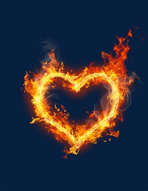 Heart Shaped Fire PNG Clipart Abstract Backgrounds Burning