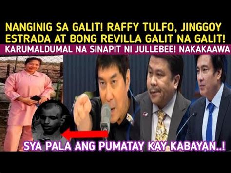 Raffy Tulfo SINUGOD AT GALIT NA GALIT Jinggoy At Bong Revilla SANIB