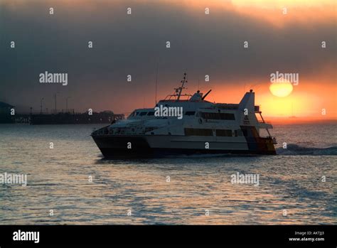 Fullers Ferry From Waiheke Island Stock Photo Alamy