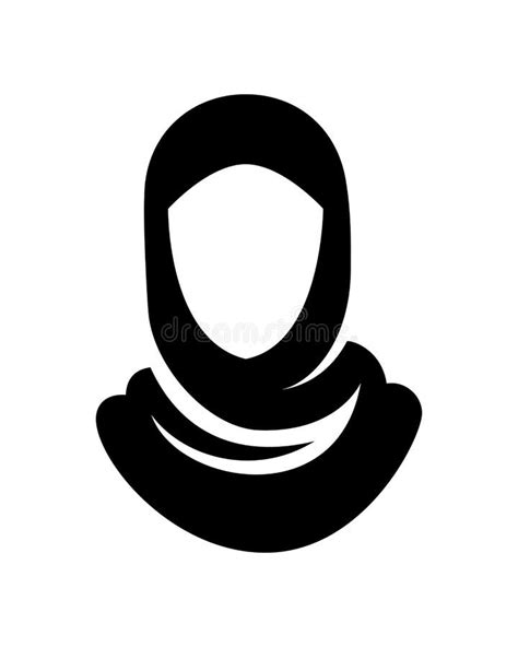 The Moslem Female Icon Isolated Vector Illustration Stock Illustration