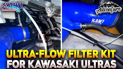 Kawi Performance Kawasaki Ultra High Flow Air Filter Kit Youtube