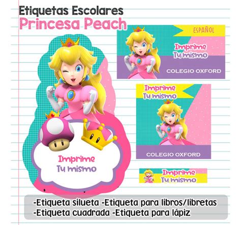 Kit Imprimible Princesa Peach Mercadolibre 📦