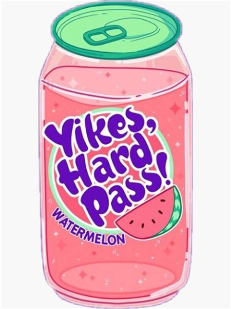 Yikes Hard Pass Sticker For Sale By Mercuryxapparel Redbubble