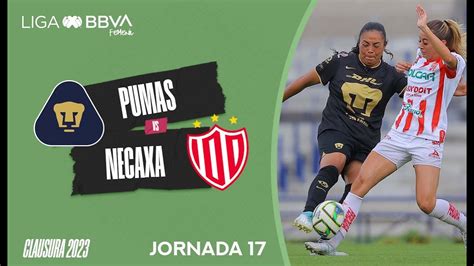 Resumen Pumas Vs Necaxa J17 Liga BBVA MX Femenil YouTube