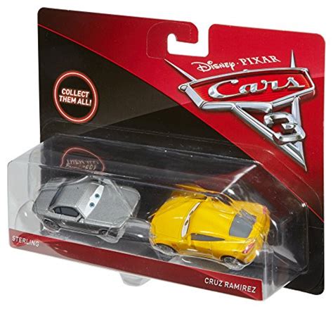 Disney Pixar Cars 3 Sterling & Cruz Ramirez Die-Cast Vehicle 2-Pack ...