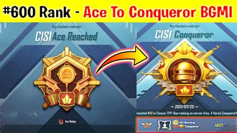 Rank Ace To Conqueror Bgmi How To Reach Conqueror In Bgmi