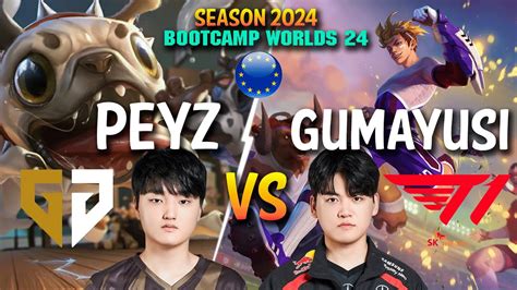 GEN Peyz Vs T1 Gumayusi Peyz KOG MAW Vs Gumayusi EZREAL ADC Patch