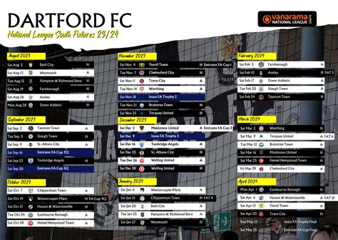 Dartford FC on Twitter: "Download and save our confirmed 23/24 fixtures ...