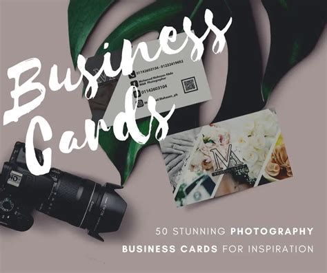 50 Best Photography Business Cards for Inspiration