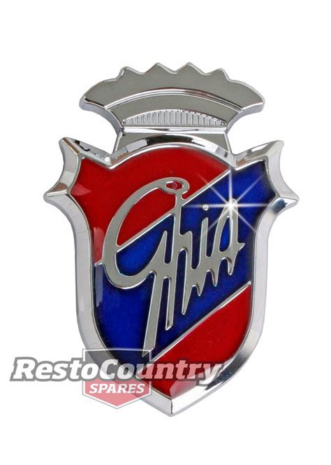 Suit Ford Ghia Guard Or Boot Badge Large Mm Xd Xe Xf Emblem Resto