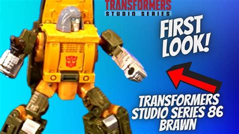 Transformers Studio Series 86 Brawn Deluxe Figure First Look YouTube