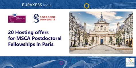 France 20 Hosting Offers For Msca Postdoctoral Fellowships At Sorbonne