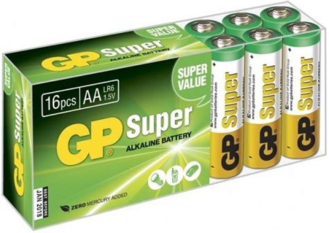 Köp GP Batteri Super Alkaline AA 15A LR6 16 st på apotea se