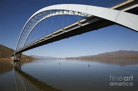 Roosevelt Lake Bridge Arizona Photograph by Patrick McGill