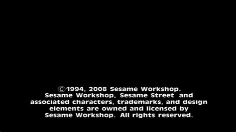 Sesame Street Funding Credits 1994 2008 Youtube