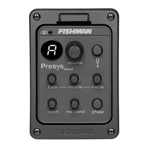 FISHMAN PRESYS BLEND ONBOARD PREAMP USER MANUAL Pdf Download | ManualsLib
