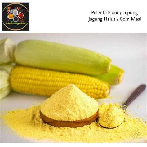 Jual Tepung Polenta Flour Tepung Jagung Halus Corn Meal 1kg Shopee Indonesia