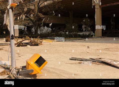 Hurricane Katrina Damage In Biloxi Mississippi Usa Stock Photo Alamy