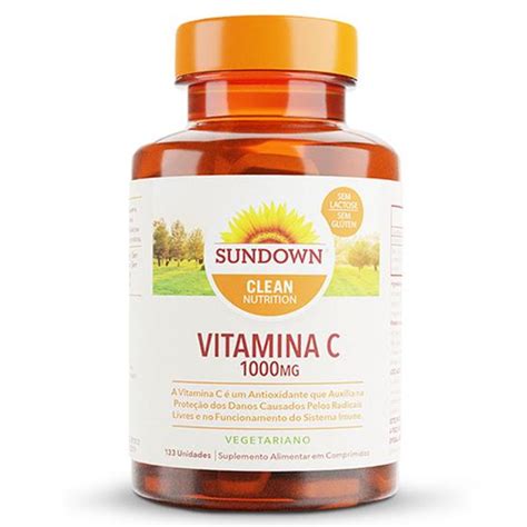 Vitamina C Sundown 1000 Mg 30 Comprimidos Sundown Naturals Vitaminas Vitaminas A Z