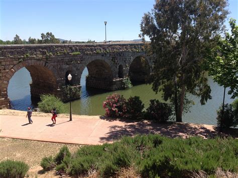El Guadiana a su paso por Mérida. | Extremadura, Badajoz, España