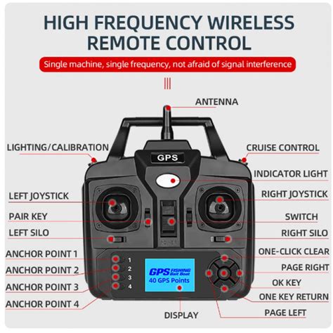 Купить Кораблик для рыбалки FLYTEC V900 с GPS с батареей 12000 мАЧ ...