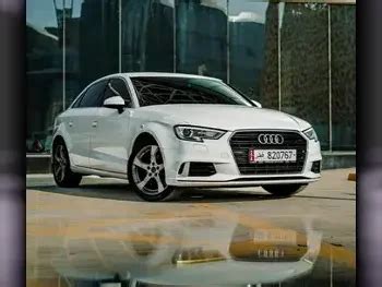 Audi A3 White 2019 For Sale in Qatar