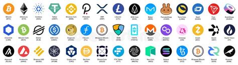 Cryptocurrency Assets Stock Illustrations Cryptocurrency Assets