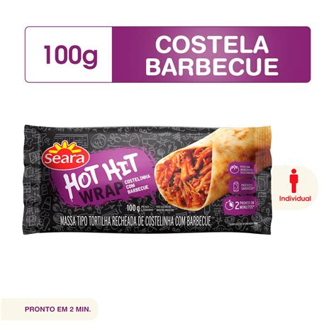 Burrito Hot Hit De Costela Barbecue Seara G Clube Extra