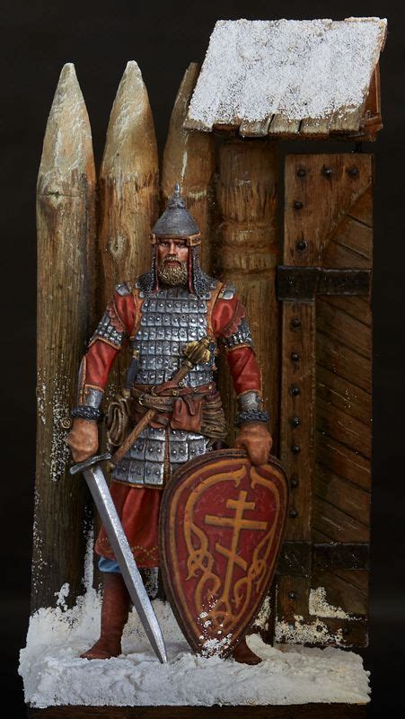 Russian warrior 14th century painted by Vadim Loskutov in 2020 | Ancient warriors, Historical ...