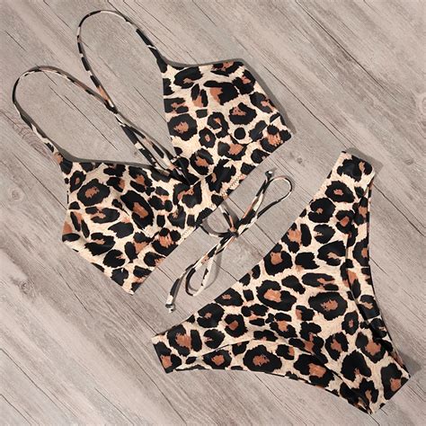 Leopard Bikini Sexy Teen Bikini Free Global Delivery